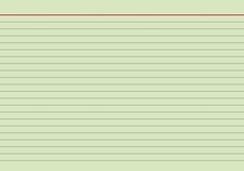 Karteikarten A5 liniert, grün