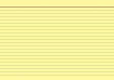Karteikarten A5 liniert gelb